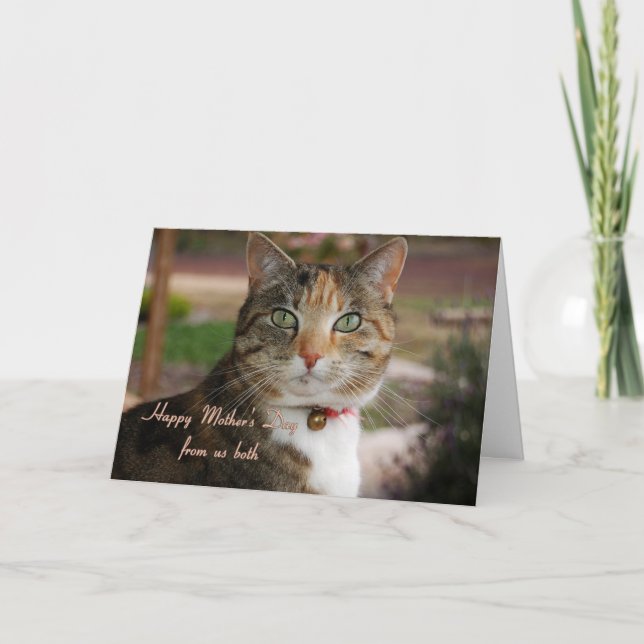 Cartão Dia de as mães, de nós dois (Frente)