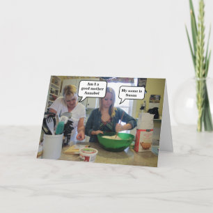 Cartão Dia de as mães engraçado Aniversário da mãe