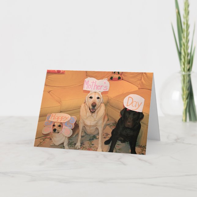 Cartão dia de as mães feliz (Frente)