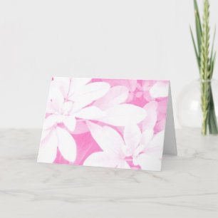 Cartão 'Dia de as mães feliz' cor-de-rosa