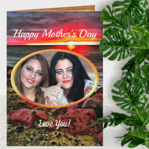 Cartão Dia de as mães Feliz do Bandera Sunset 914