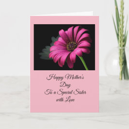 Cartão Dia de as mães Feliz Irmã