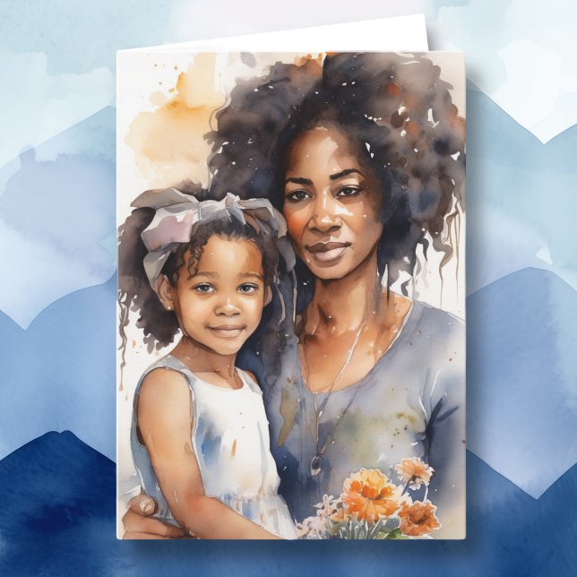 Cartão Dia de as mães Feliz | Mamãe Mais Doce De Todos Os (Criador carregado)