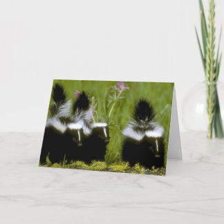 Cartão Dia de as mães Feliz Skunk