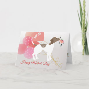 Cartão dia de as mães Love German Short-Haed Pointer Dog