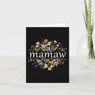 Cartão Dia de as mães Para A Mãe Floral De Flor Selvagem#