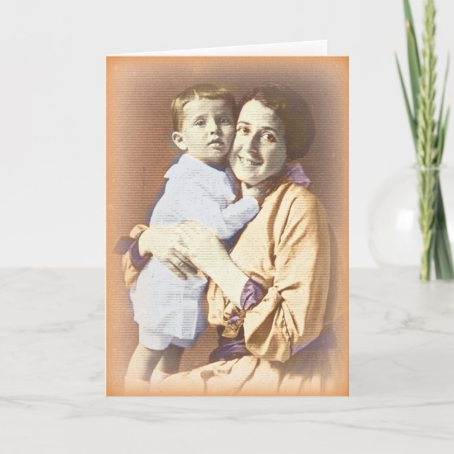 Cartão Dia de as mães ~Pearl S. Buck (Frente)