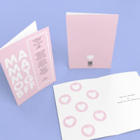 Dia de as mães Rosa de Texto de Tíquete Editável N