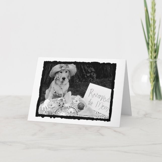 Cartão Dia de as mães Tea (Frente)