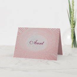 Cartão Dia de as mães Tia Card por Janz