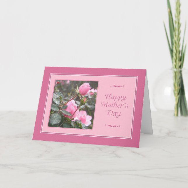 Cartão Dia de as mães Vinculado Com Amor (Frente)