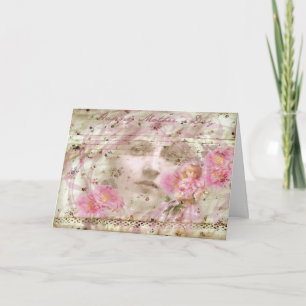 Cartão Dia de as mães Vintage