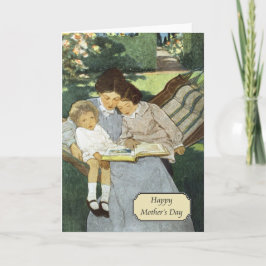 Cartão Dia de as mães Vintage de Jessie Willcox Smith