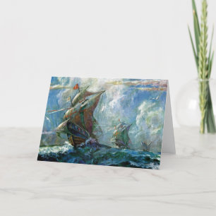 Cartão Dia de Colombo