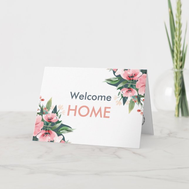 Cartão Dia de Fechamento do Blush Bloom Imobiliária Cinza (Frente)