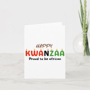 Cartão Dia de Kwanzaa
