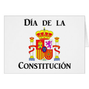 Cartão Día de la Constitución - Espanha