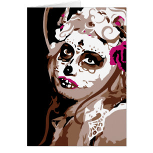 Cartão dia de los muertos