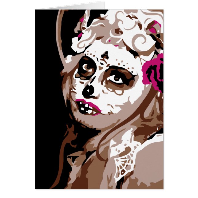 Cartão dia de los muertos (Frente)