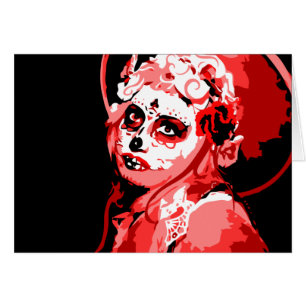 Cartão dia de los muertos
