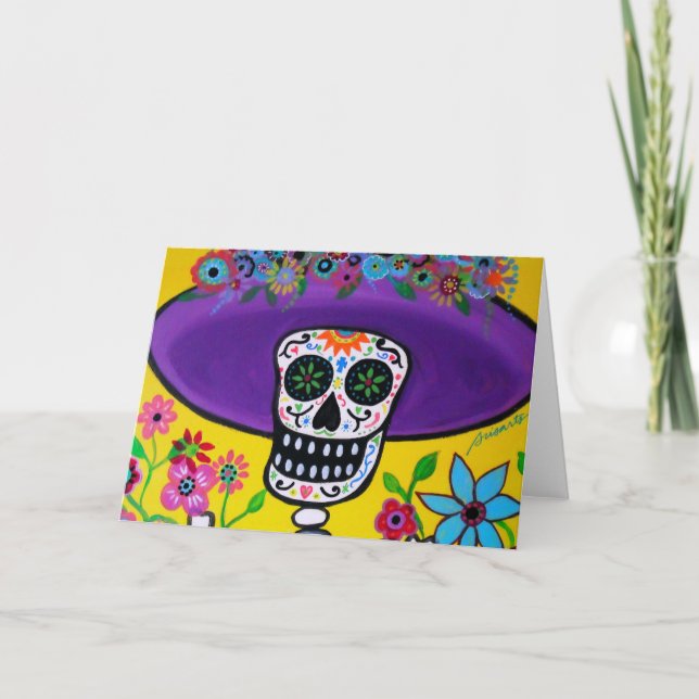 CARTÃO DIA DE LOS MUERTOS CATRINA (Frente)
