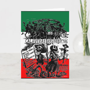 Cartão Dia de los Muertos (Dia dos Mortos)