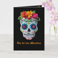 Dia de Los Muertos Dia dos Mortos Bordado Caveira