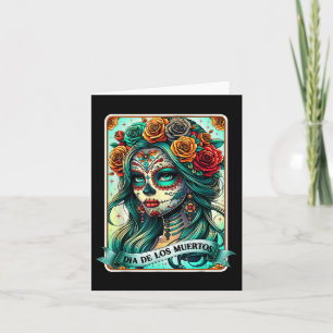 Cartão Dia De Los Muertos Rosa Dia Da Mulher De