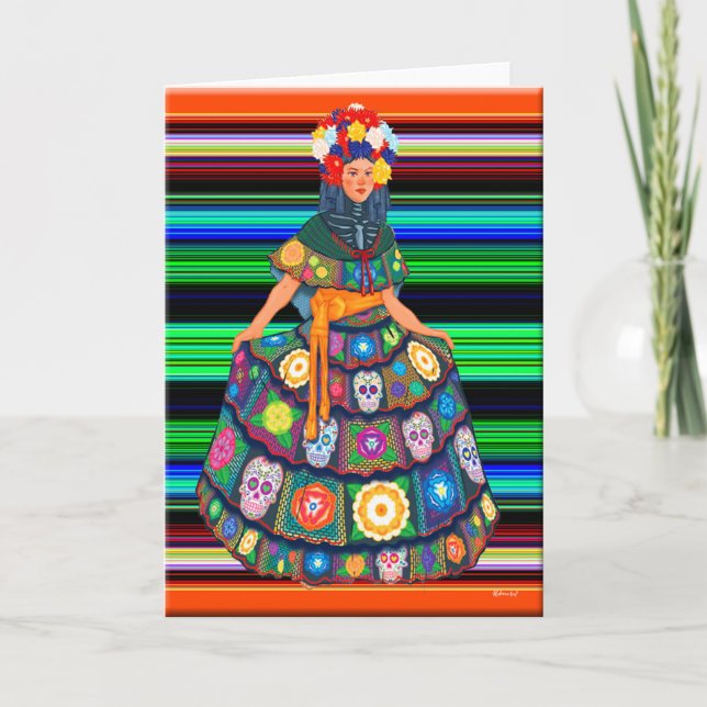 Cartão Día de Muertos (Frente)