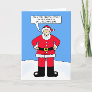 Cartão Dia de Natal Aniversário 25 Cartografia de dezembr