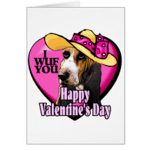 Dia de os namorados Hound Basset
