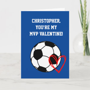 Cartão Dia de os namorados MVP de Futebol