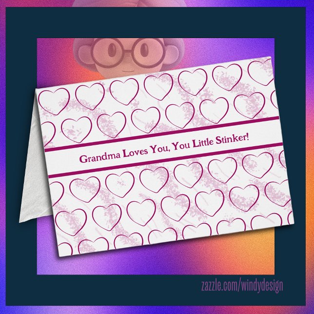 Cartão Dia de os namorados Ttle Stinker (Criador carregado)