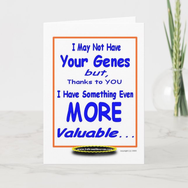 Cartão Dia de os pais (Frente)