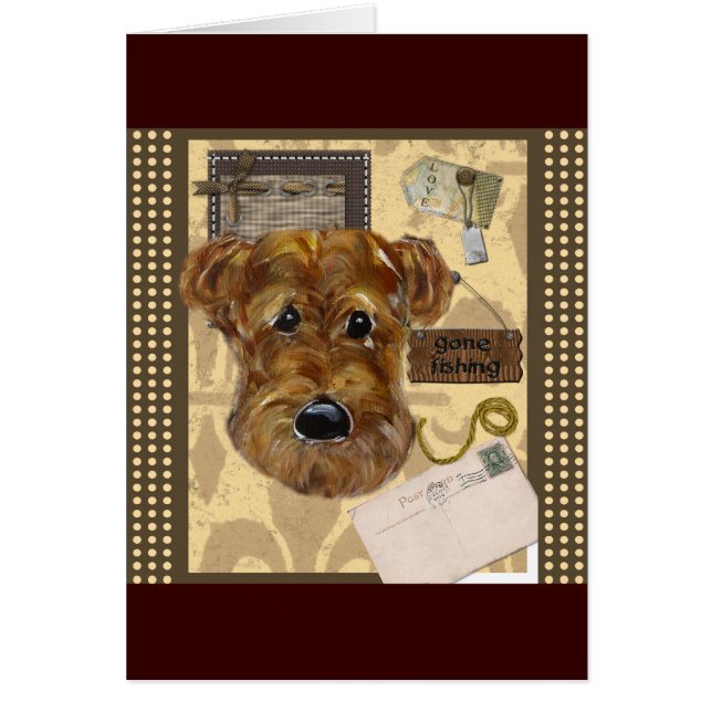 CARTÃO DIA DE OS PAIS AIREDALE (Frente)