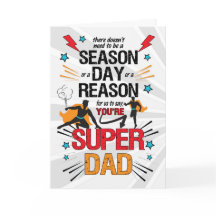 DIA DE OS PAIS americano "Super Pai" Comic Book