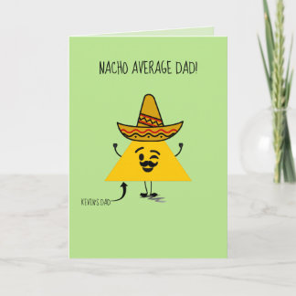 Cartão Dia de os pais/aniversário engraçado personalizado