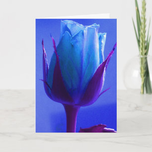 Cartão Dia de os pais azul Rosa II