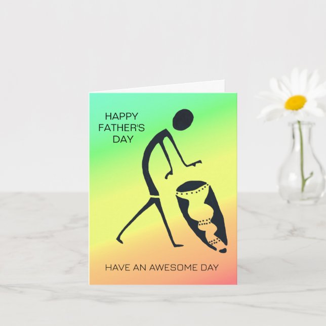 Cartão Dia de os pais de Celebração de Dia Especial (Planta pequena)