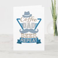 Dia de os pais de repetição do Pai de café