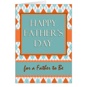 Cartão Dia de os pais de ser pai, Argyle Design