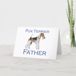 Cartão Dia de os pais de Terrier Fox