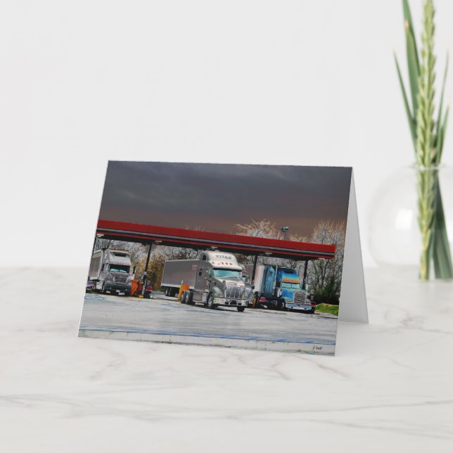 Cartão Dia de os pais de visão escura (Frente)