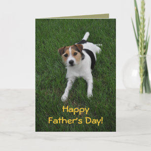 Cartão Dia de os pais do Cão