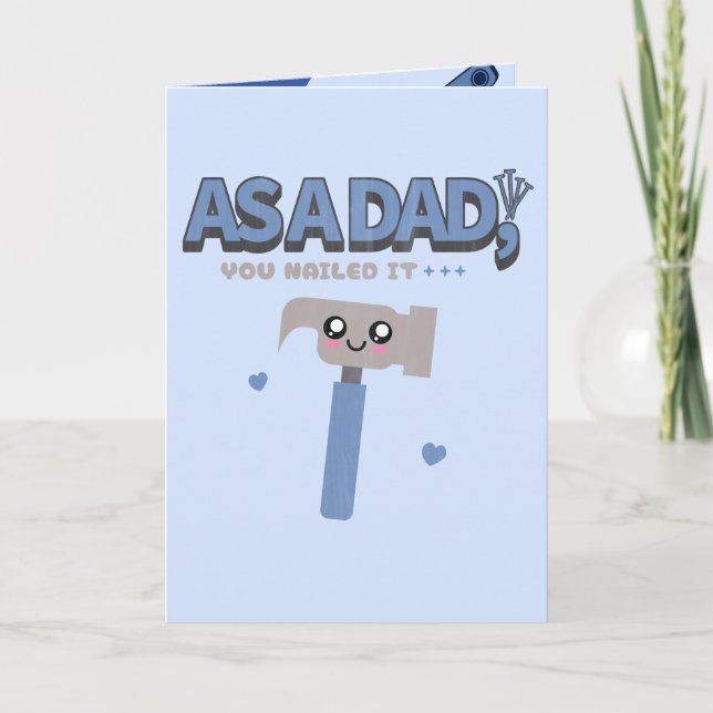 Cartão Dia de os pais engraçado (Frente)