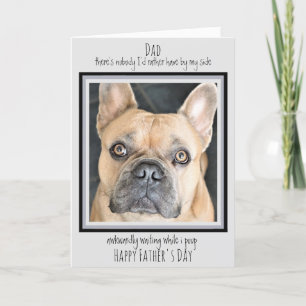 Cartão Dia de os pais Engraçado - Foto Pet Cachorro - Pa