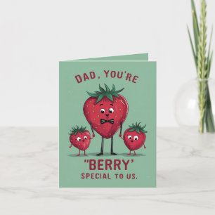 Cartão Dia de os pais Especial de Berry Bonito e Engraçad