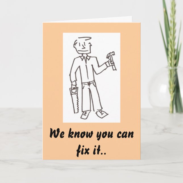 Cartão Dia de os pais Feliz (Frente)