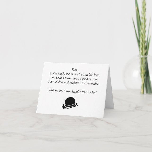 Cartão Dia de os pais Feliz (Frente)