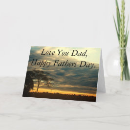 Cartão Dia de os pais feliz do céu